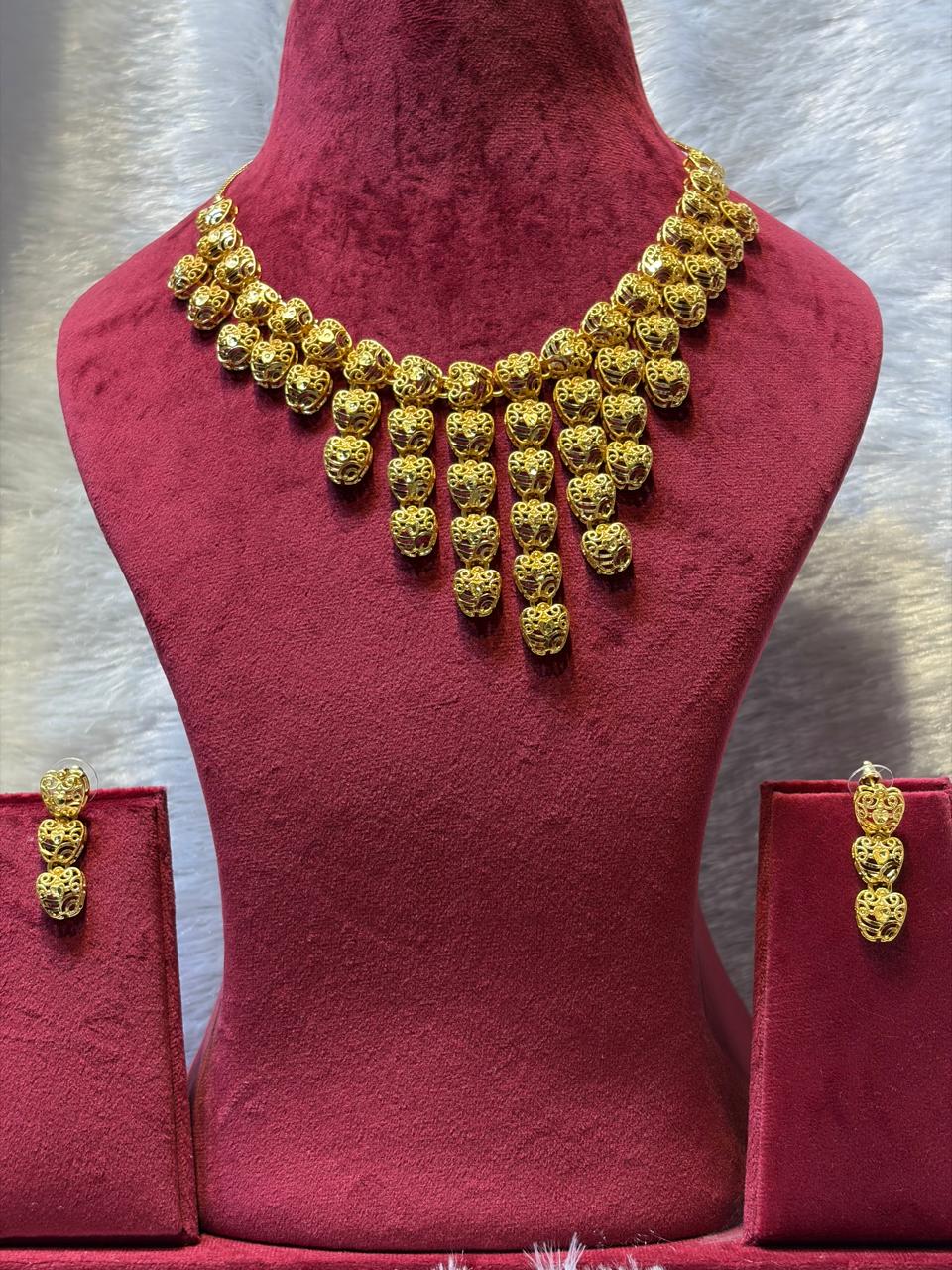 Necklace set Dubai gold polish